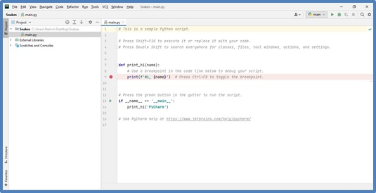 Python For Kids lesson screenshot: Step 26-1